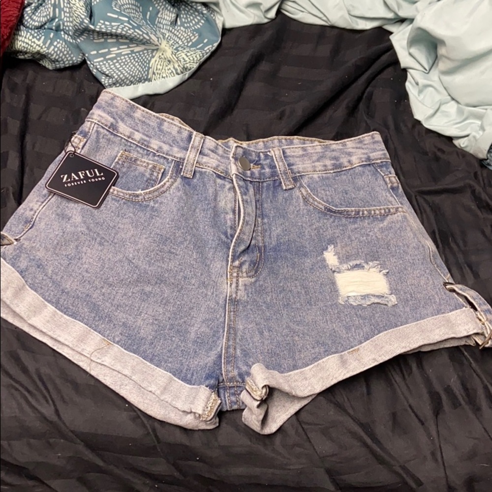 High waisted shorts from zaful